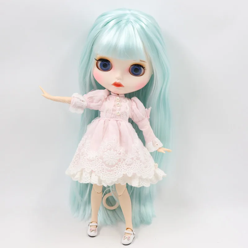 ICY Fortune Days factory blyth кукла 1/6 шарнирное тело новое матовое лицо губы смешанные озеро синие волосы DIY sd Подарочная игрушка