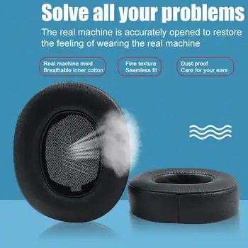 

1pc Solid Replacement Parts Cushion Cover Protective Ear Pads Soft Wireless Headphone Cups Practical Easy Use For JBL LIVE 500BT