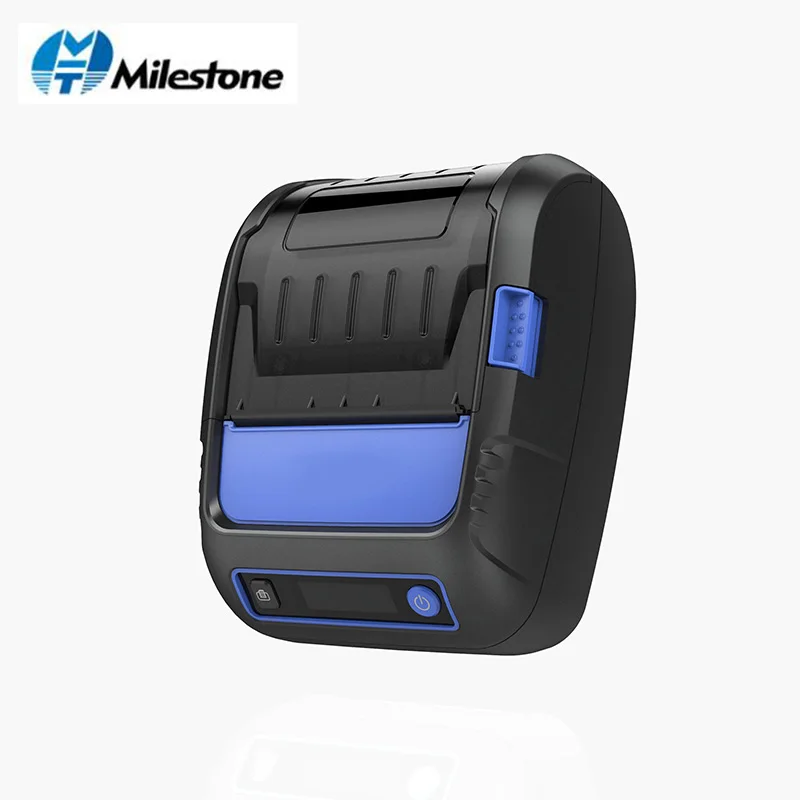 Термопринтер для чеков этикеток 58 мм 2 в 1 POS принтер портативный мини печати Bluetooth