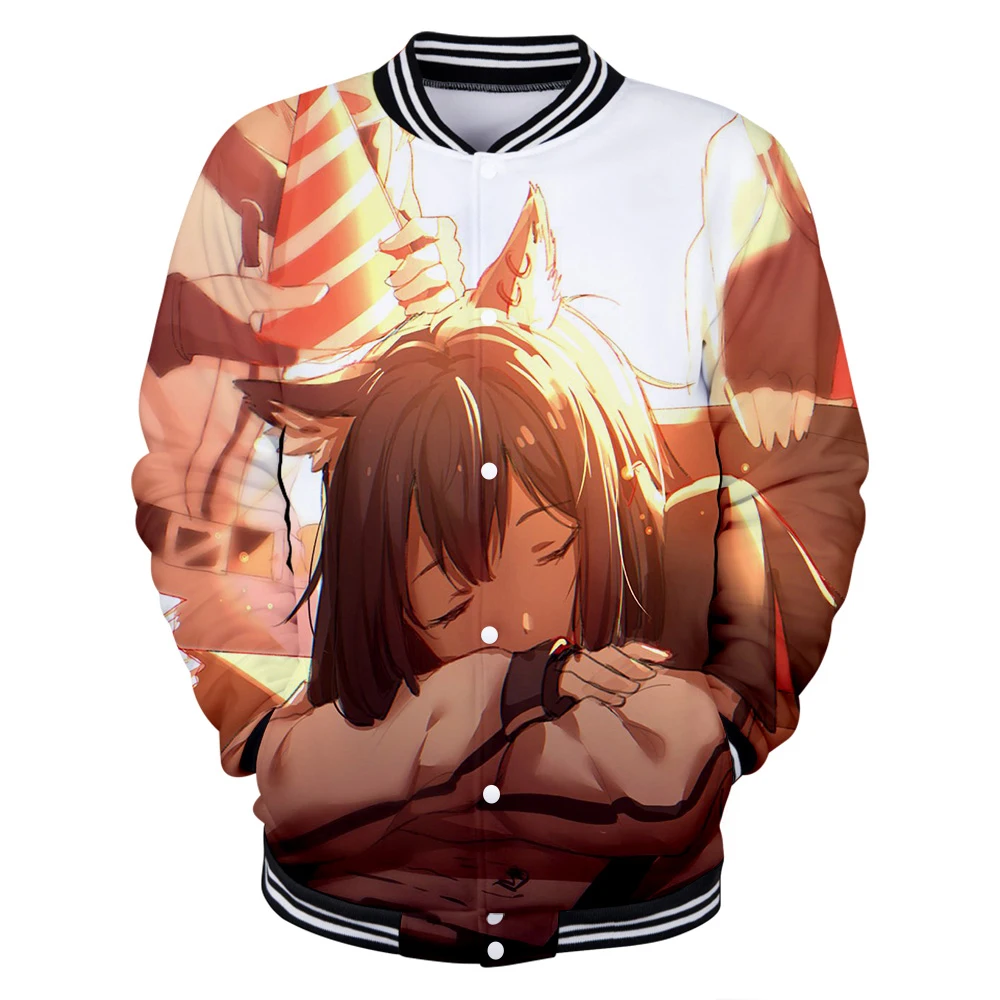 2019 Spring and Autumn hoodies Sports tomorrow Ark character cartoon characters comfortable wild men and women baseball uniform