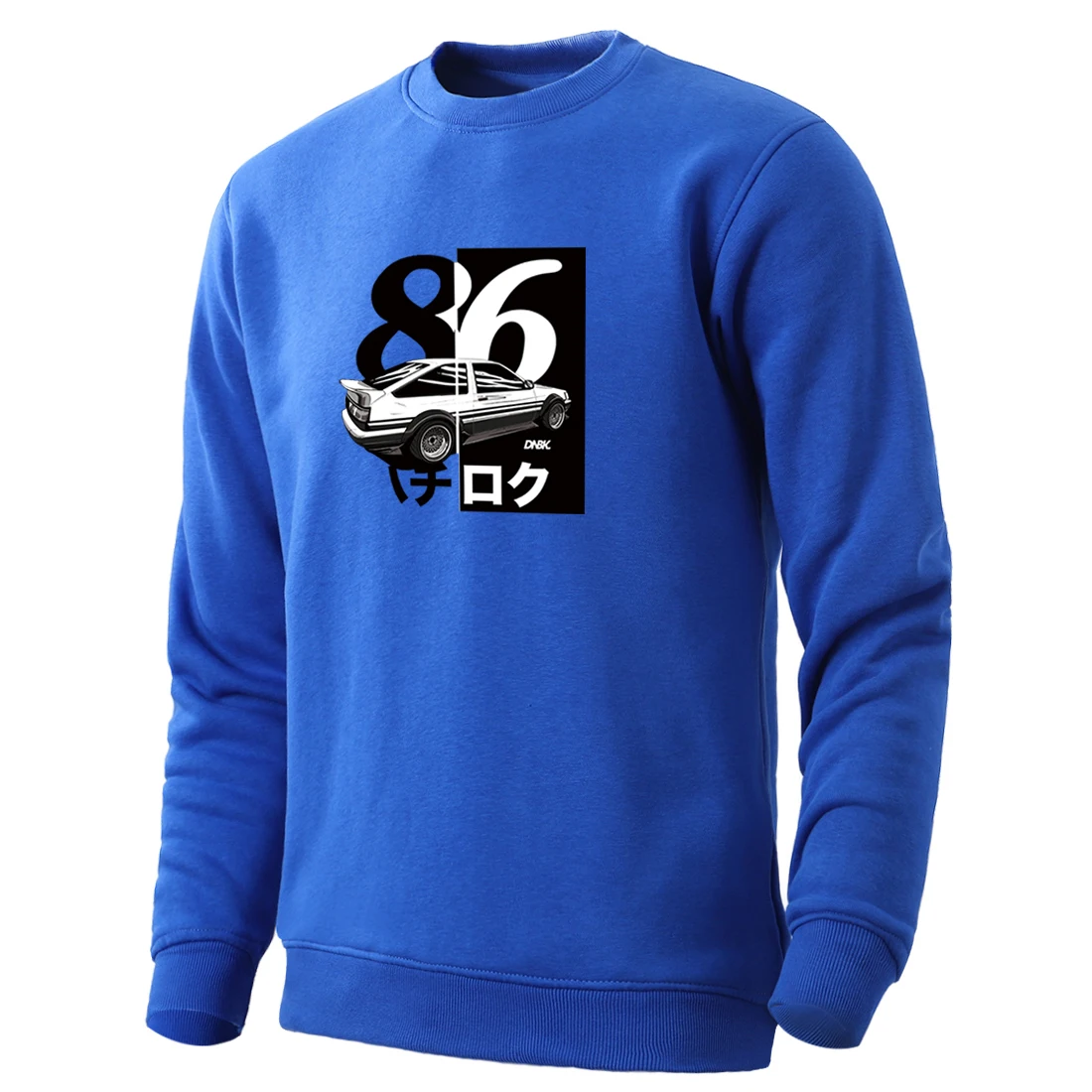 Mens Japen Anime Initial D Hoodie 2020 Fashion Round Neck Sweatshirt Retro Streetwear Clothing Spring Male Leisure Autumn Homme | Мужская