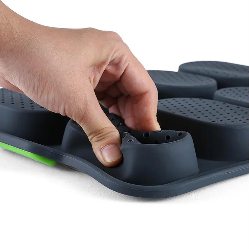 Silicone Bread Baking Mold Non-stick Perforated Fench Bread Forms Tray Baguette Loaf Baking Pan Bakery Tools