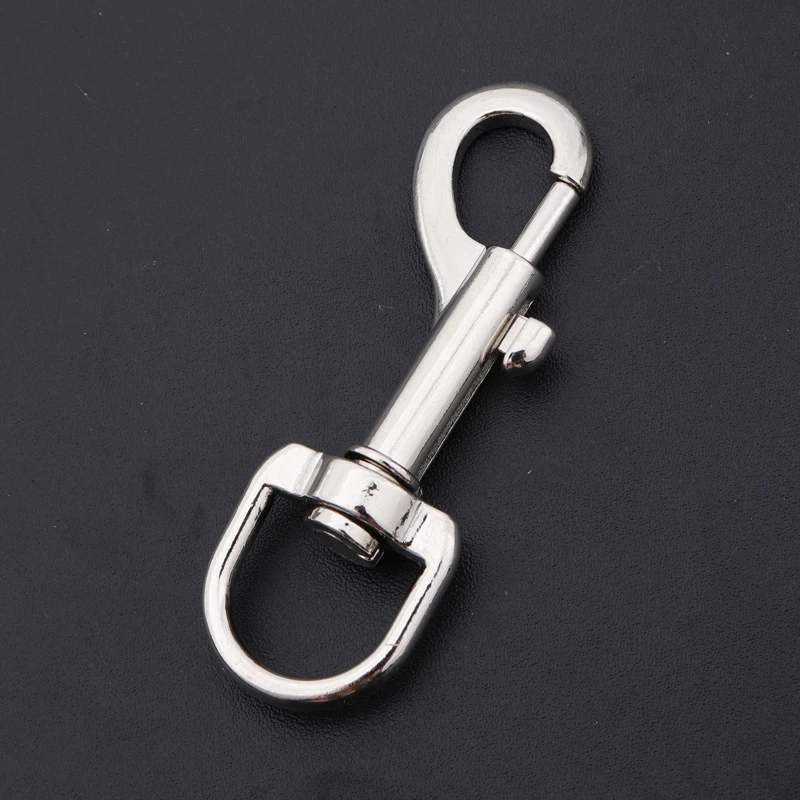Zinc Alloy Round Eye Swivel Snap Hook Keychain Dog Chain Collar Snap Strap Belt Clasp Clip Buckle 1Pcs 83mm