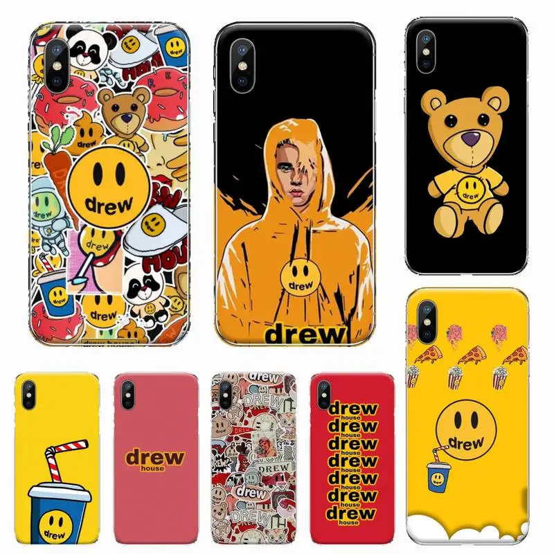 Чехол для телефона Drew House Justin Bieber iphone 12 5 5s 5c se 6 6s 7 8 plus x xs xr 11 pro max funda hull soft