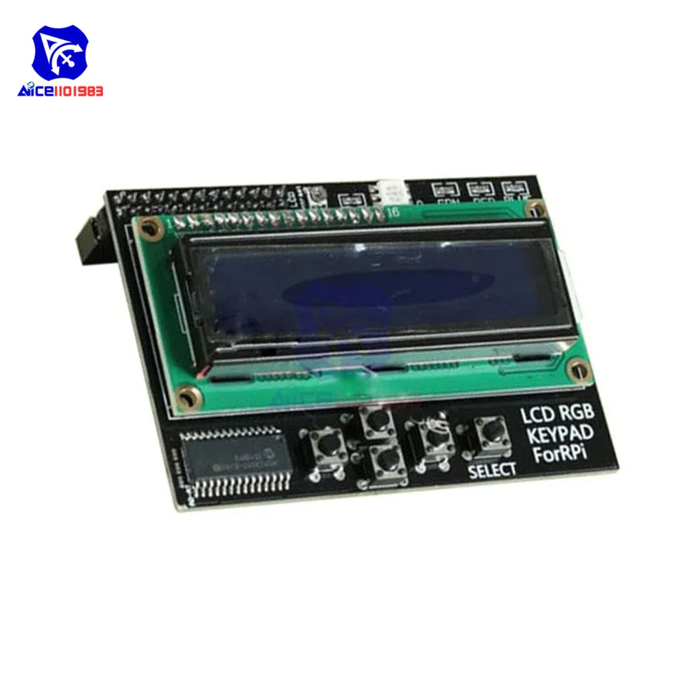 ЖК дисплей 16 х2 diymore 1602 экран модуль расширения I2C IIC интерфейс для Raspberry Pi B + B|interface
