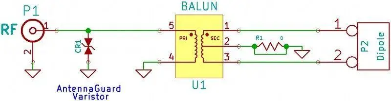 MeterMall HF Balun 1:9 крошечная низкая стоимость 1:9 балун длинный провод HF антенна RTL-SDR 160 м-6 м