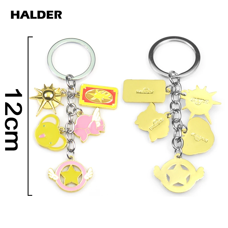 Halder Card Captor Sakura Cardcaptor Sakura Tomoyo Kinomoto Daidouji цепочка для ключей из металлического сплава Daidouji Tomoyo аксессуары цепочки для ключей