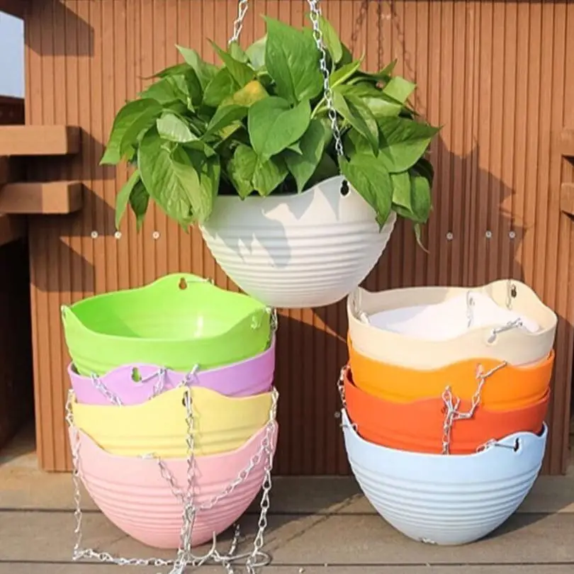 Chlorophytum Flower Pot Simple Plastic Hanging Green Rose Hook | Дом и сад