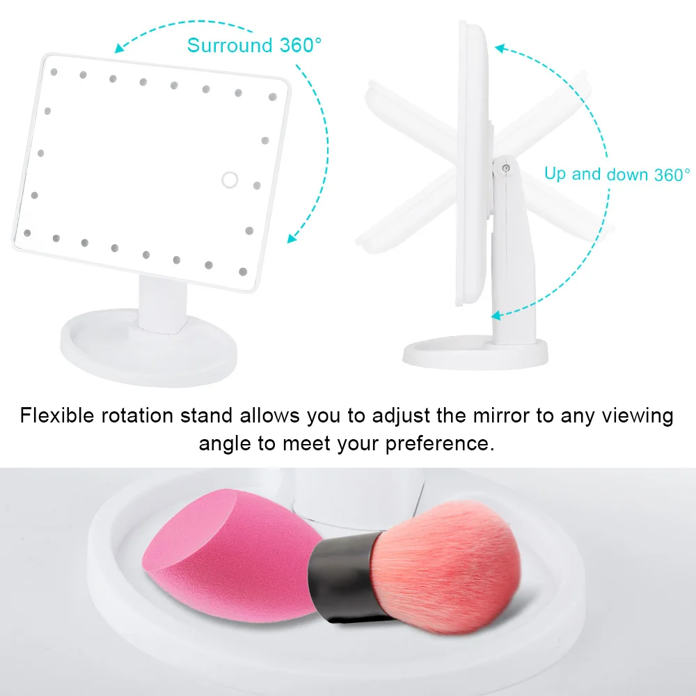 16-22-Magnifying-Makeup-Mirror-with-LED-Light-Vanity-Mirror-Flexible-Cosmetics-lighted-Make-Up-Mirrors (2)