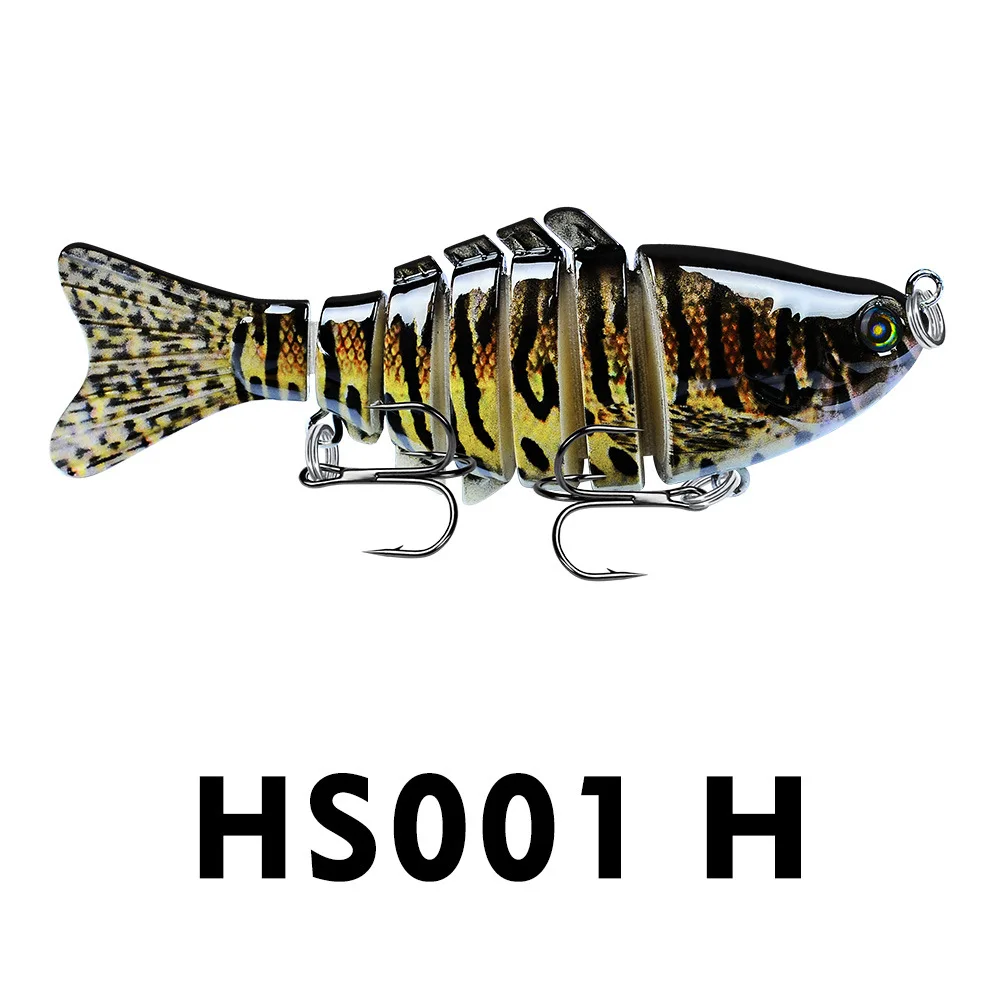Multi-section Sinking Minnow Fishing Lures Artificial Food For Fish Hard Lure 7 Knots Bait 10cm 15.5g Luya Wobblers Crankbaits