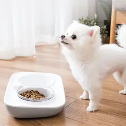ПЭТ автоматическая вода керамические миски для кормления и питья миски для домашних животных Кормушка популярная кошка собака