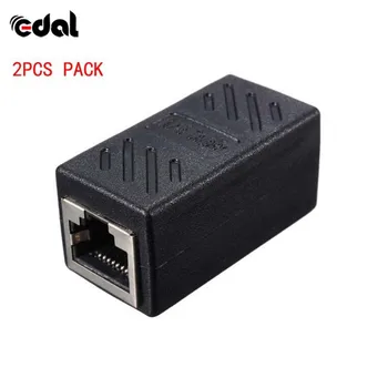 

RJ45 Connector Cat7/6/5e Female to Female Ethernet Adapter Network Extender Extension Cable for Ethernet Cable
