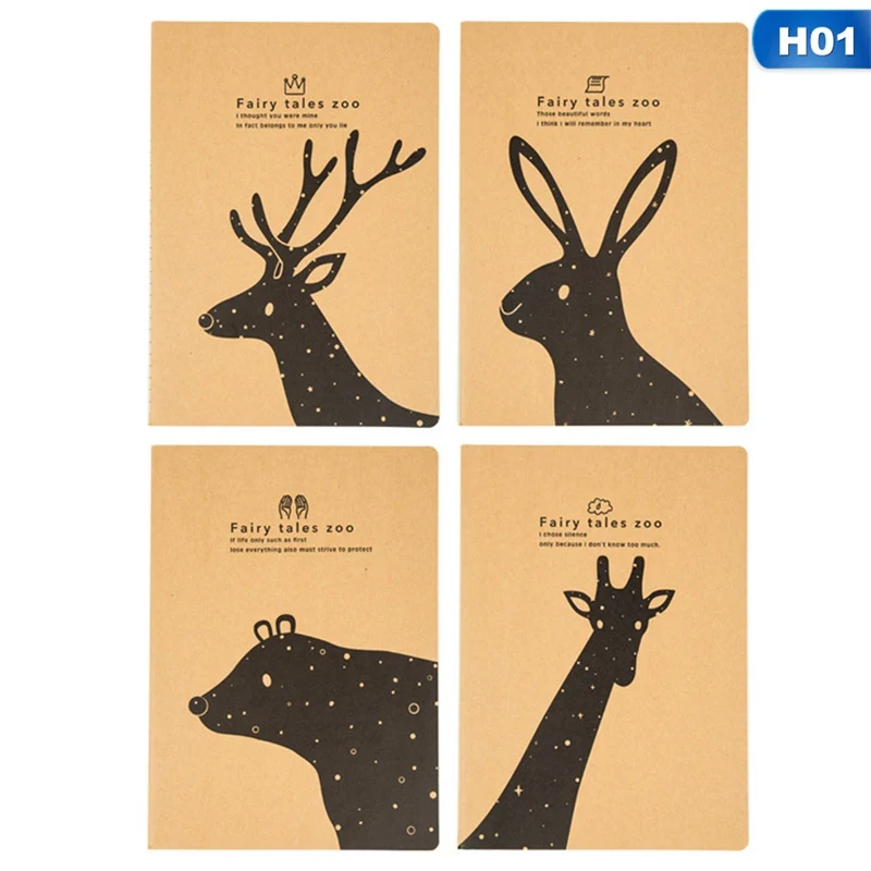 1 шт. дизайн мрамора животных Мягкая обложка A4 A5 B5 тетрадь линии композиция дневник stiging Binding ноутбук стиль случайный