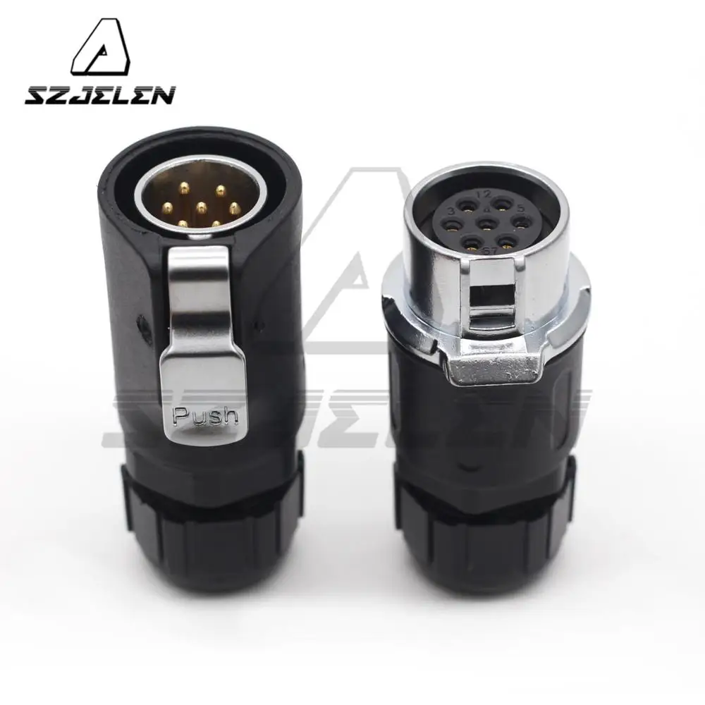 XHP20 IP67 Waterproof Connector 7pin For Industry Electric Circular Connector Male Plug Female Socket