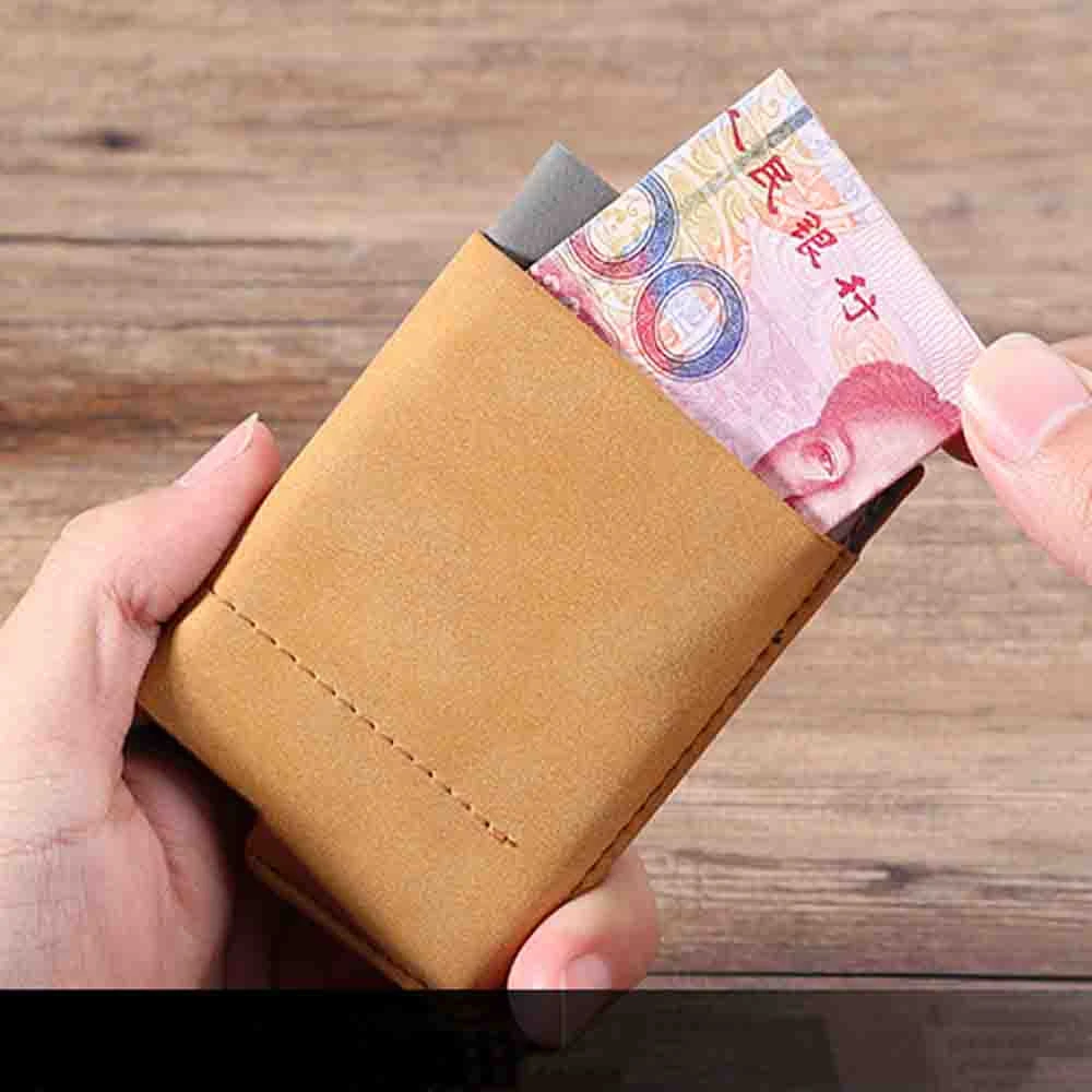 Mobile Phone Credit Card With Elasticity Back Pouch ID Credit Card Holder Mini Slim Wallet Automatic Pop Up Bank Card Case 826
