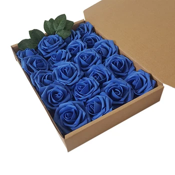 

20Pcs/set Flower Heads Hand Preserved Rose Gift Bag Immortal Artificial Rose Decoration Hand Holding Flower Material Supplies