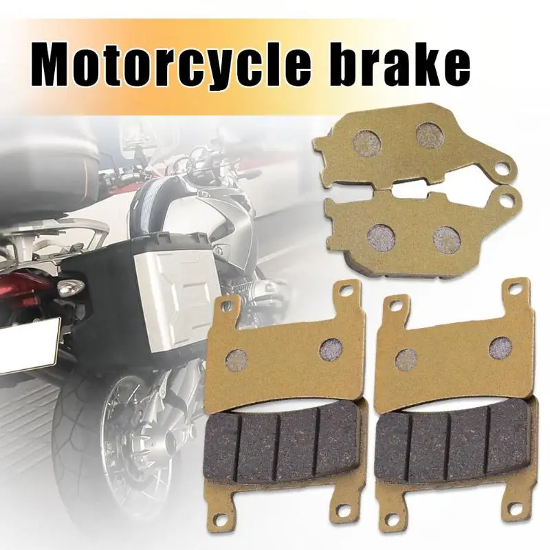 Комплект передних и задних тормозных колодок для HONDA CBR 600 F4 F4i Sport CBR 929 RR-FIREBLADE VTR 1000 SP-1(SP45) 2000-2001 CBR 900rrr