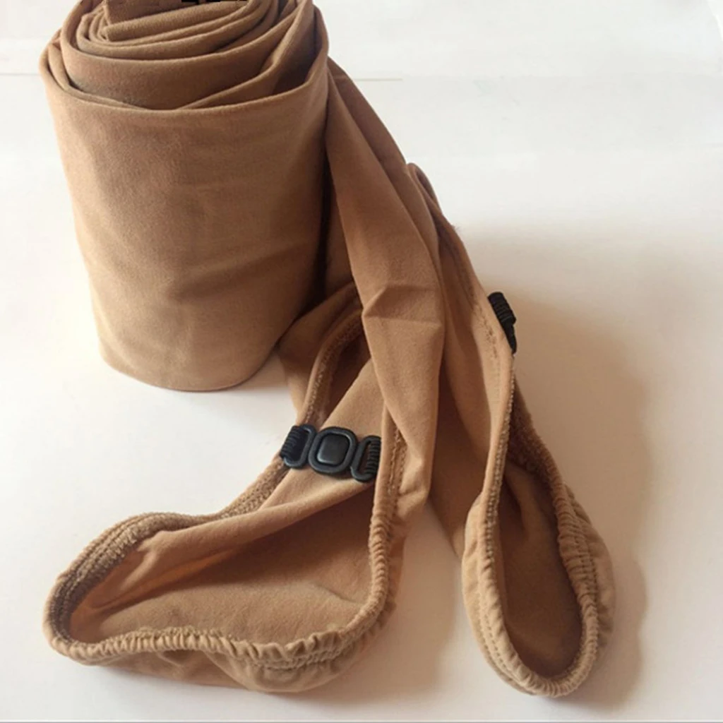 Professional Girls Women Ice Figure Skating Tights Over Boots Buckled Pants Skate Leggings Stocking Training Practicing Outfit 