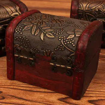

Antique Lotus Narcissus Jewelry Earrings Bracelet Display Wooden Case Box Holder