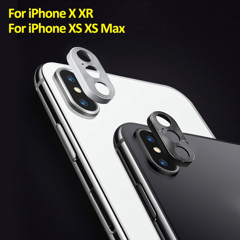 

Luxury Camera Lens Protector Ring Plating Aluminum For iPhone X XR Camera Lens Protection Ring Cover For iPhone 11 Pro XS XS Max