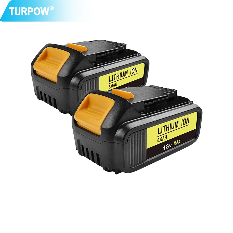 Turpow 6000 мАч 20 в инструменты батарея для Dewalt электроинструмент батарея для DCB182 DCB 200 DCB180 DCB181 DCB201-2 DCB200 DCB200-2 DCB204