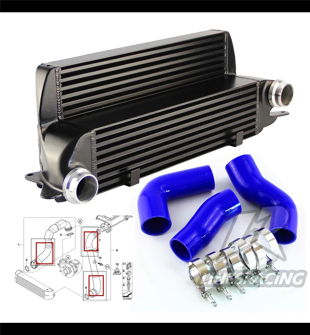 Intercooler Silicone Turbo EGR Hose Kit Fits For BMW E60 E61 5 Series 530d 525d |
