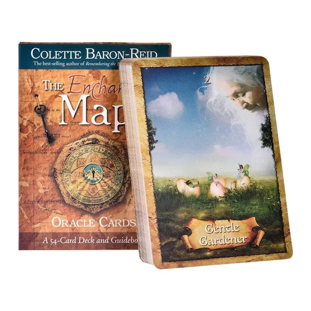 Cartes Oracle de la porte sacrée, 54 pièces, cartes de Tarot anglais mystérieux, Divination, destin, jeu de société pour femmes