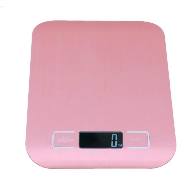 Household Kitchen scale 5Kg/10kg 1g Food Diet Postal Scales balance Measuring tool Slim LCD Digital Electronic Weighing scale - Цвет: 5kg 1g