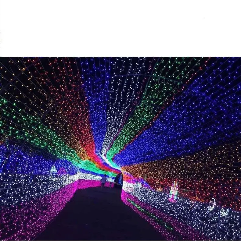 Натальные открытый «Cortina de» Свадебные новогоднее; рождественское Kerstverlichting вечерние праздник день рождения люсис привело Decoracion