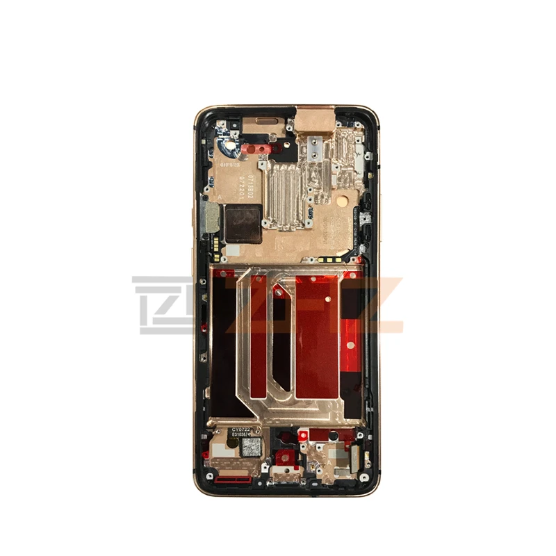 AMOLED для OnePlus 7 Pro ЖК-дисплей, кодирующий преобразователь сенсорного экрана в сборе с рамкой 7 pro, Запасные детали для ремонта экрана 6,67"