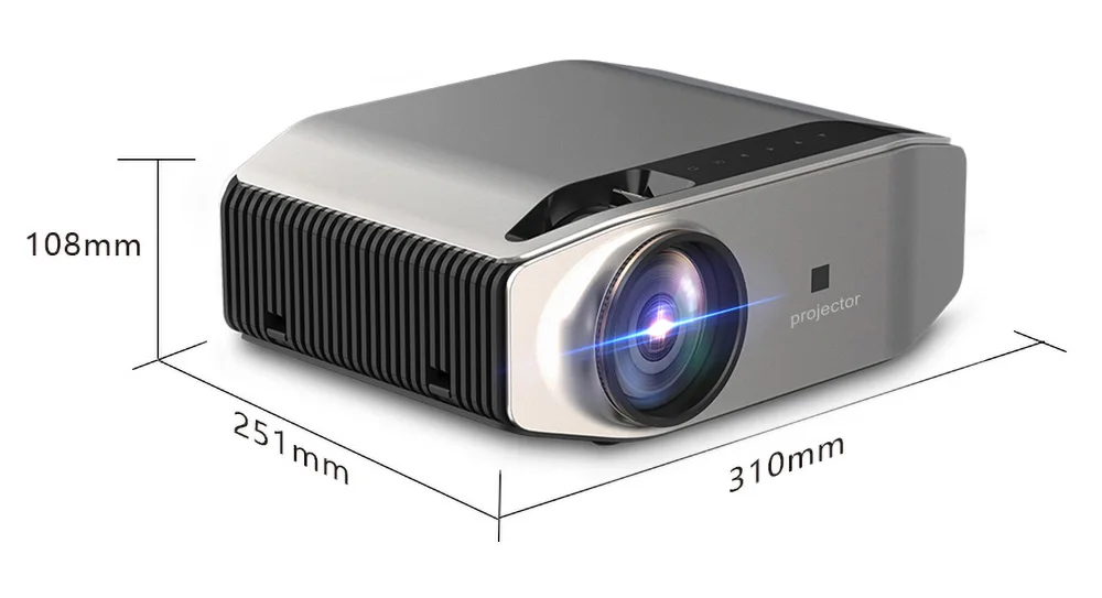 Everycom YG620 Full HD Projector Native 1080P Proyector YG621 Wireless WiFi Multi-Screen VGA USB LED Movie Beamer Home Theater projector mobile