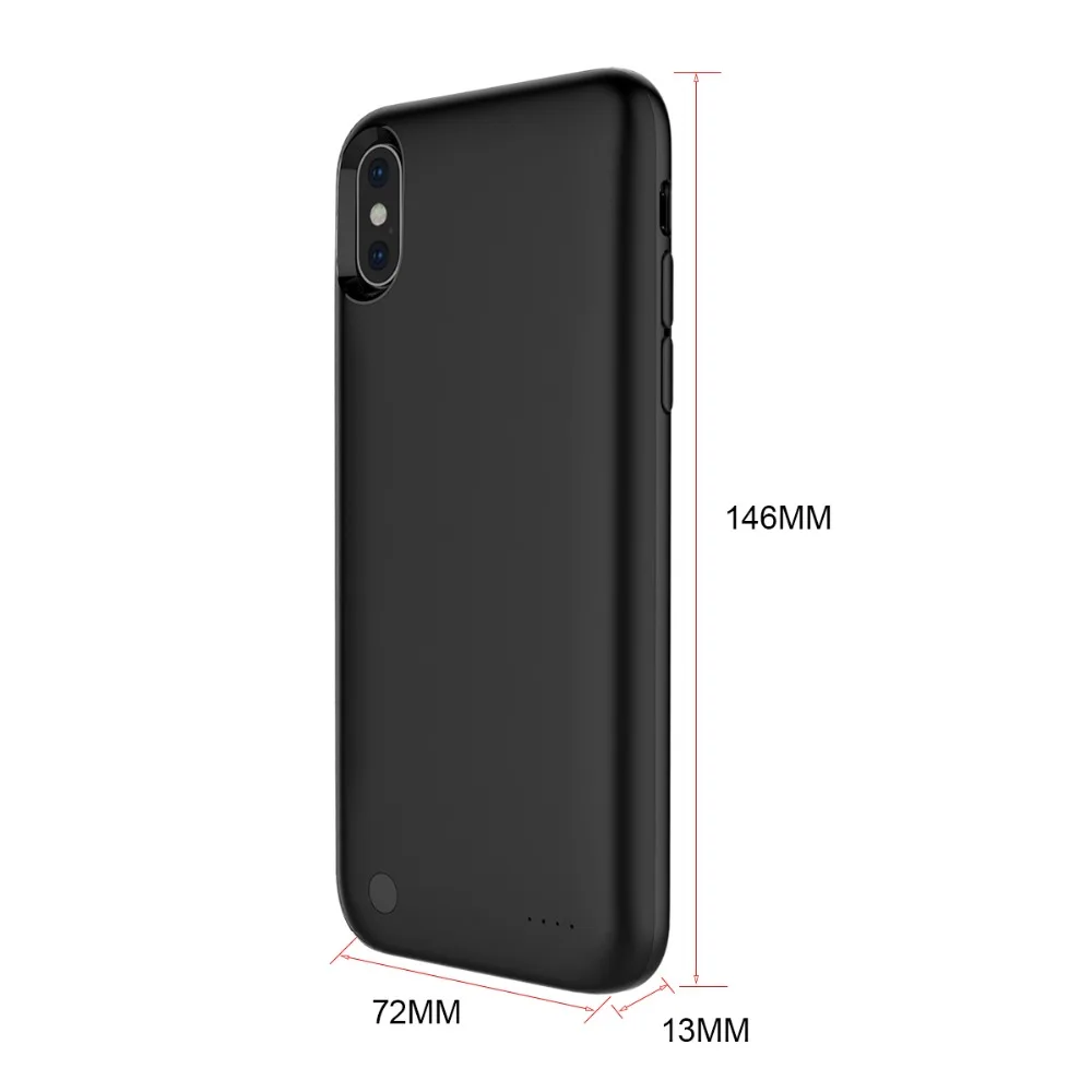 3800 мАч батарея зарядное устройство чехол для iPhone X xs power Bank зарядный Чехол Ультра тонкая резервная копия зарядного банка зарядное устройство чехол