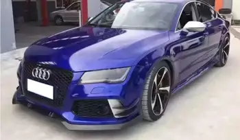 

Carbon Fiber Car Bumper Front Lip Protector Fits For Audi A7 S7 RS7 2012 2013 2014 2015 2016 2017