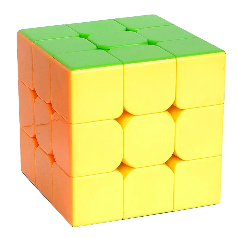HeShu 9 см большой 3x3 волшебный куб головоломка безопасный ABS твист Cubo Magico обучающая игрушка для детей