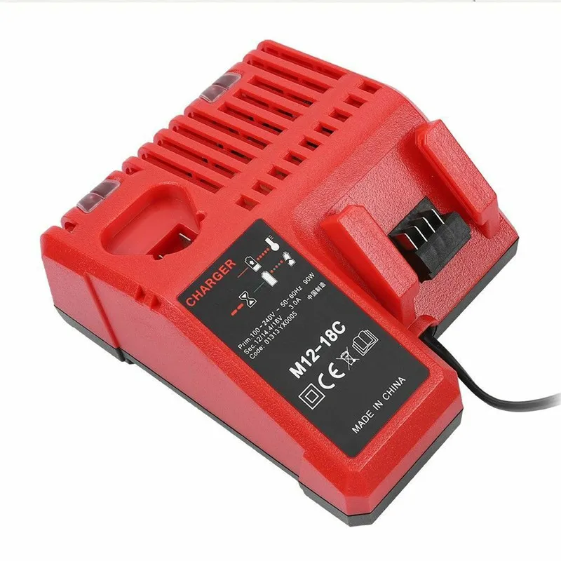 Для Milwaukee M12-18FC 240v 18 V/12 V литий-ионный Быстрый зарядное устройство M12-18C UK вилка литиевая батарея зарядное устройство для электромобиля