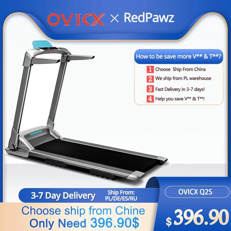 Speed 1 10km H Xqiao Ovicx Q2s Folding Portable Treadmill Manual Compact Walking Running Machine For Home Gym Capacity Outdoor Fitness Equipment Aliexpress