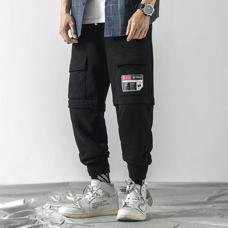 

Bib Overall Men's 2019 Autumn Clothing New Style Casual Pants Thinner Pants Korean-style Trend Multi-pockets Pants Ds358p4