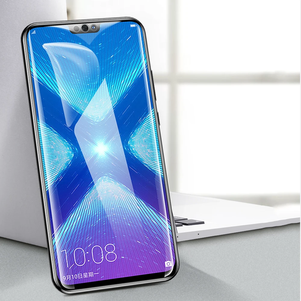 Для Honor 8X8 X Max закаленное стекло на весь экран Защитное стекло для huawei Honor 8C 8 C Защитная крышка для экрана защитное стекло Fil