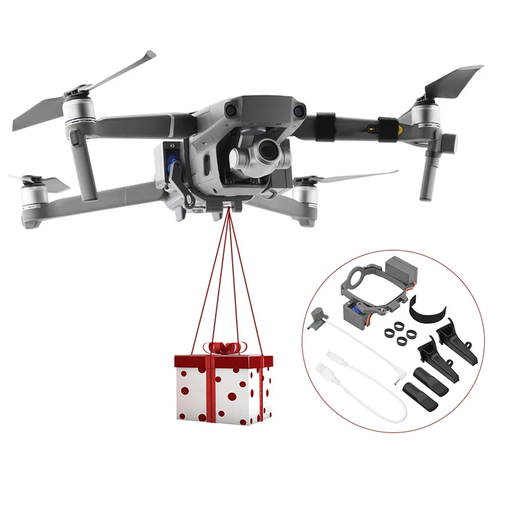 11pcs Set Air Thrower Dispenser Drone Delivery Device Dropping System For Dji Mavic 2 Zoom Pro Drone Accessories Kit Drone Accessories Kits Aliexpress