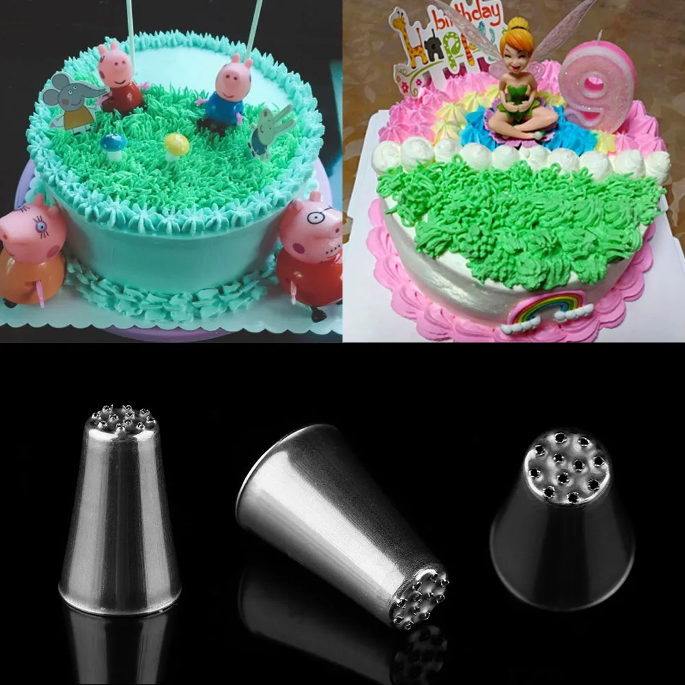 1 шт. Кондитерские сопла из нержавеющей стали для крема с яростью украшения кекс