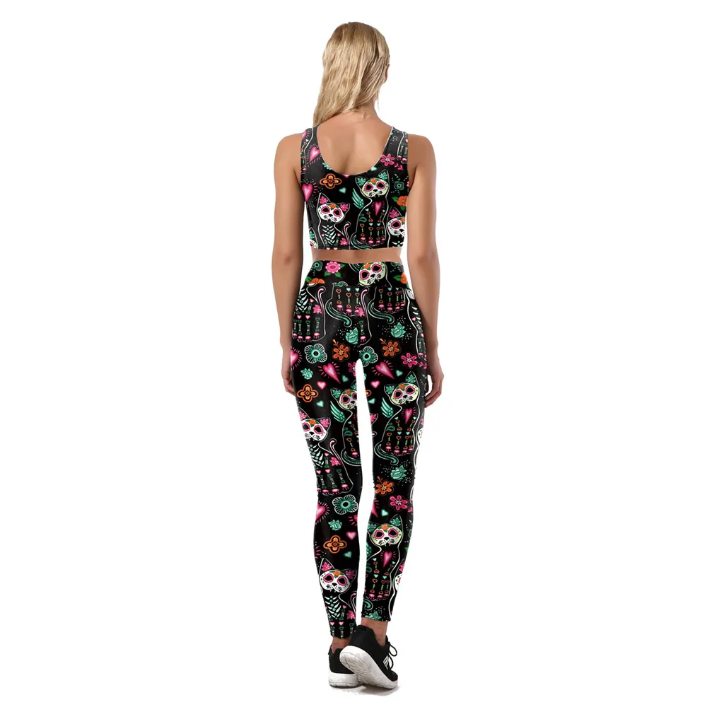 SWEET HEART VALENTINES PRINT HIGH RISE LEGGINGS — FOR THE LOVE OF