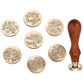 

Wax Seal Stamp Set,Wax Seal Retro Seal for Decorate Envelopes,Party Invitations, Wine Packaging, Gift Packaging