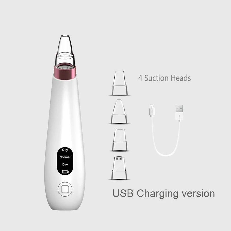 USB Line Blackhead Remover Pore Cleaner Vacuum Electric Nose Face Deep Cleansing Skin Care Tool Facial Cleansing 3 Mode Blackhea