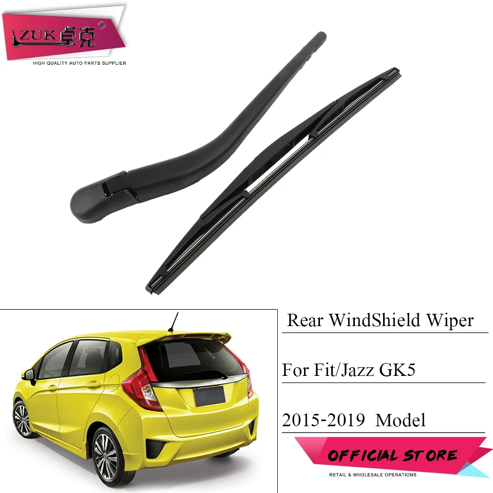ZUK рычаг стеклоочистителя заднего стекла и лезвие(350 мм) Набор для HONDA FIT JAZZ GK5 OEM: 76720-T5A-003 76730-T5A-003