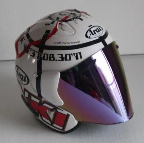 Новое поступление для ARAI R3 мотоциклетный шлем половина шлем открытый шлем гоночный шлем 11