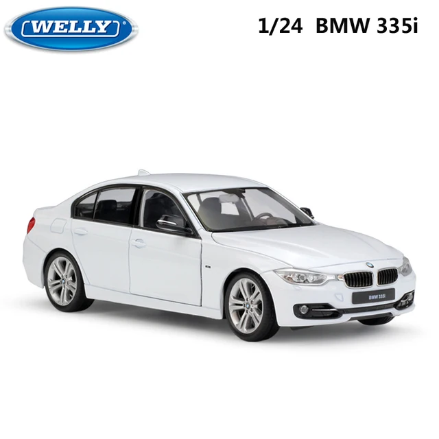 $US $14.40  WELLY 1:24 Scale Diecast Simulator Model Car BMW 335i/535i Classic Vehicle Metal Alloy Toy Car For 
