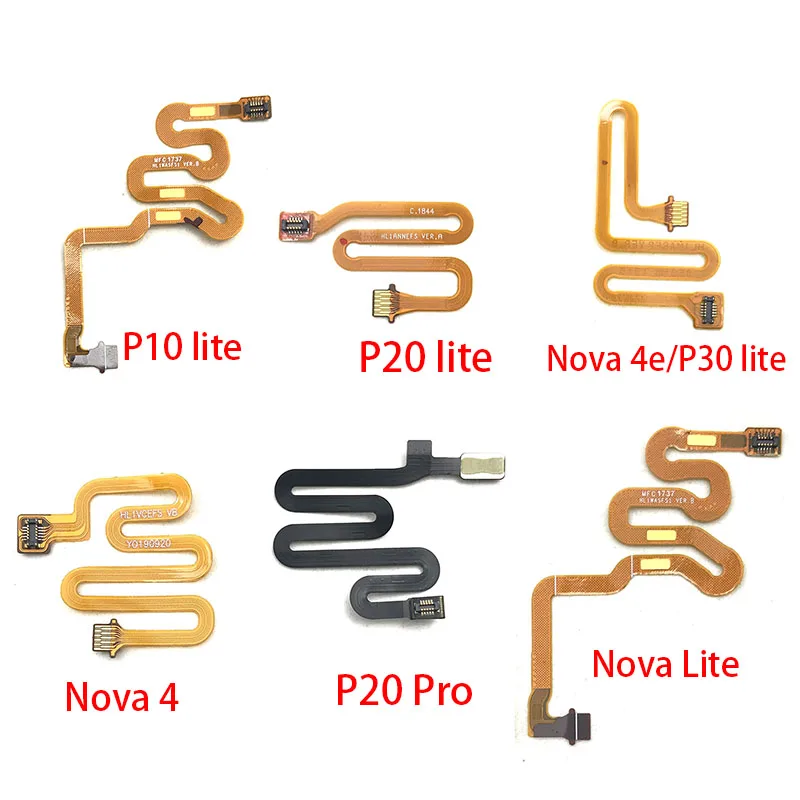 Flex-Cable Connector Id-Sensor Fingerprint Touch Huawei P30-Lite P20 Pro Home-Button