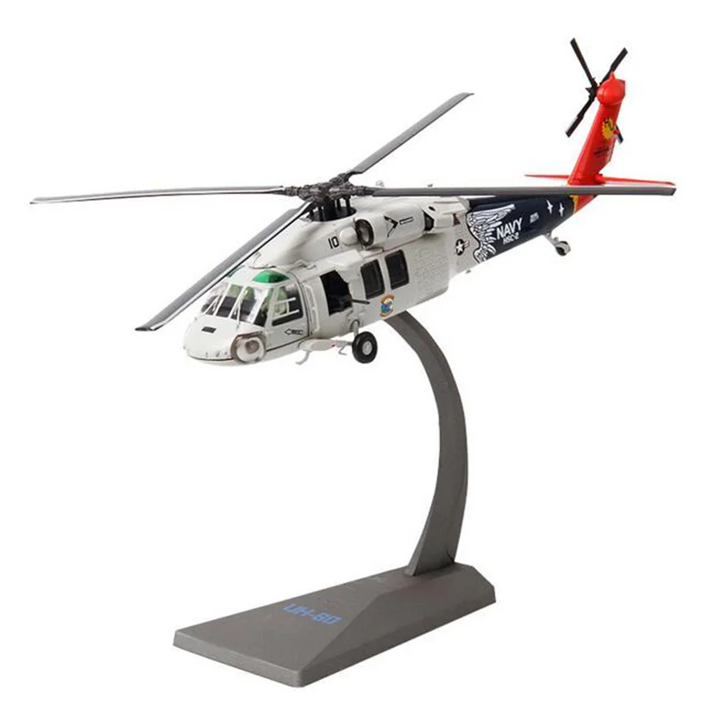 Seahawk helicopter 2 цвета 1/72 масштаб ястреб UH-60 военный вертолет истребитель самолет статическая литая металлическая модель самолета взрослые военные коллекционные игрушки - Цвет: Seahawk helicopter