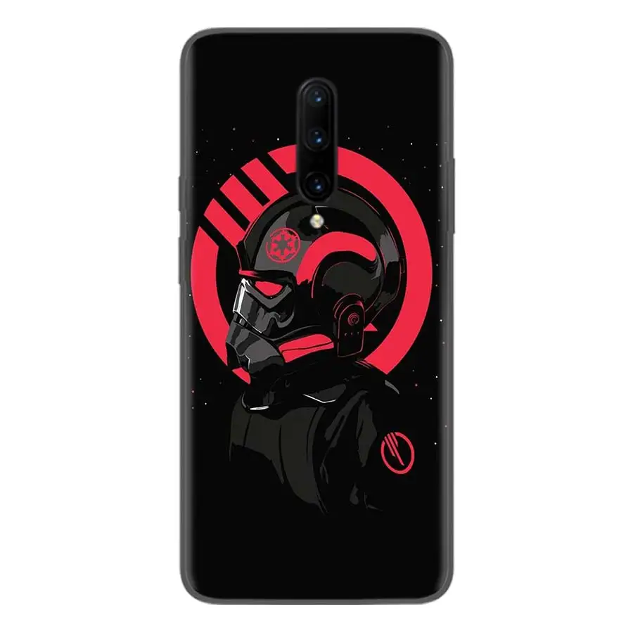 Звездные войны черный чехол для Oneplus 7Pro 1+ 7 Pro 6 6T 5 5T 3T художественный подарок узорчатый мягкий чехол для телефона