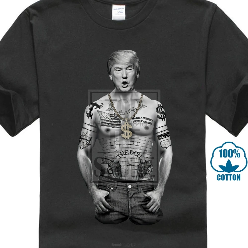 Летняя модная популярная футболка Дон Дональд Трамп 2020 в стиле Республиканской